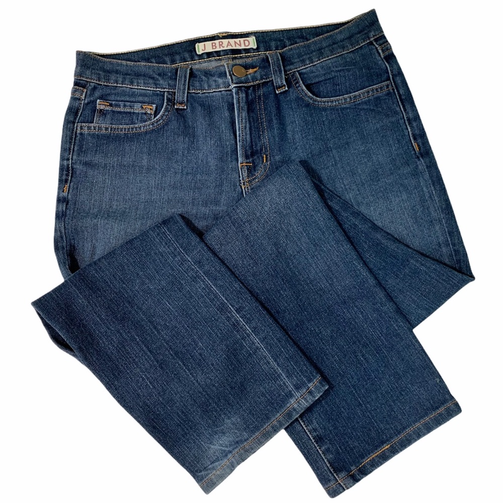 J BRAND Jeans Ankle Length cropped Medium Wash Sz 26 - Picture 7 of 9